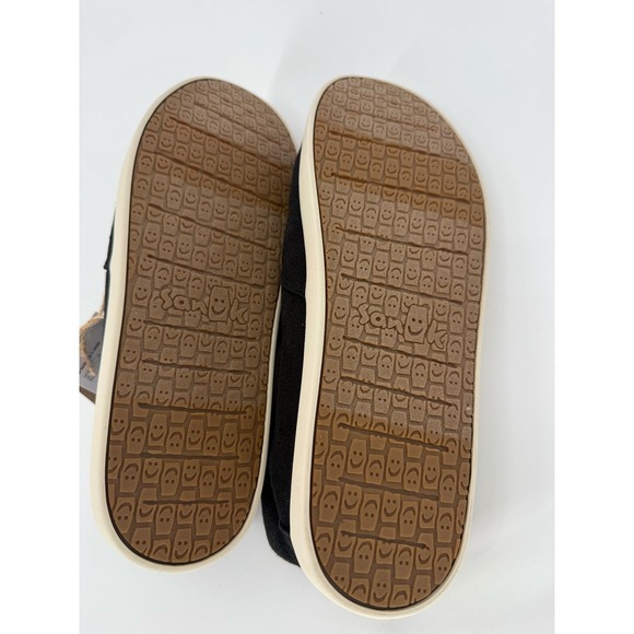 Sanuk Mens Sideline 2 Hemp Slip On Shoes Black Size 14 - Picture 6 of 6